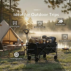 Livmore Folding Pushcart - Black