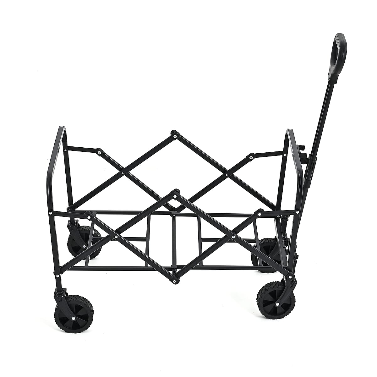 Livmore Folding Pushcart - Black image number 7