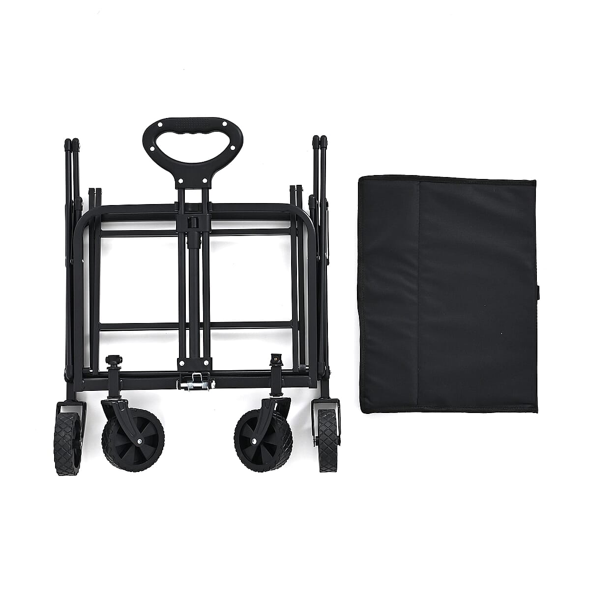 Livmore Folding Pushcart - Black image number 8