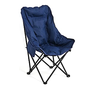 Livmore Blue Cotton Filled Camping Chair