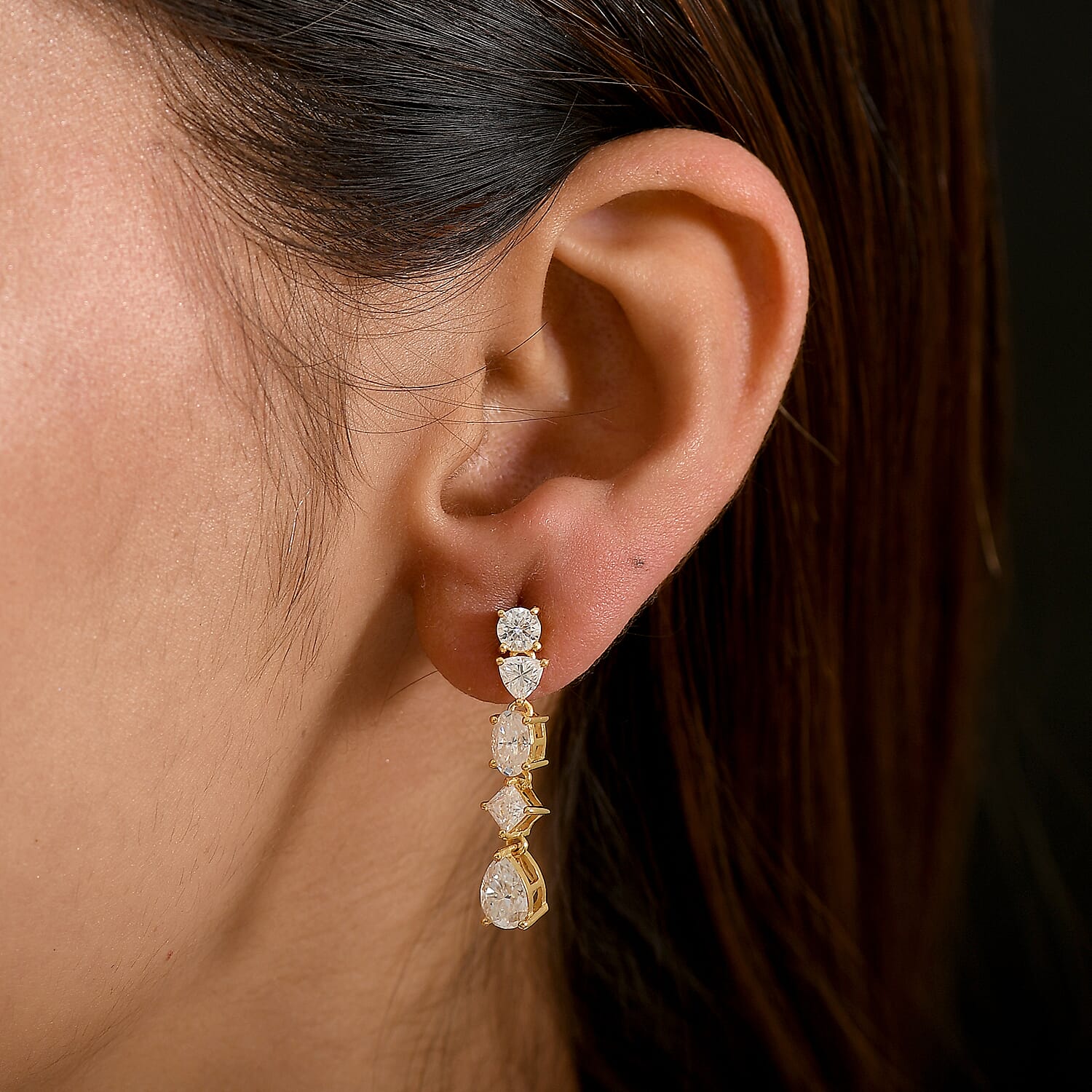 Yellow Gold Over Sterling Silver