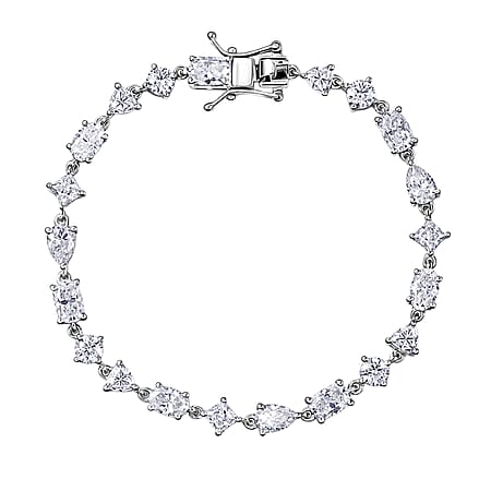 Rhodium Over Sterling Silver / 6.5 Inches - Product card gallery slide 1 (10178385871161)
