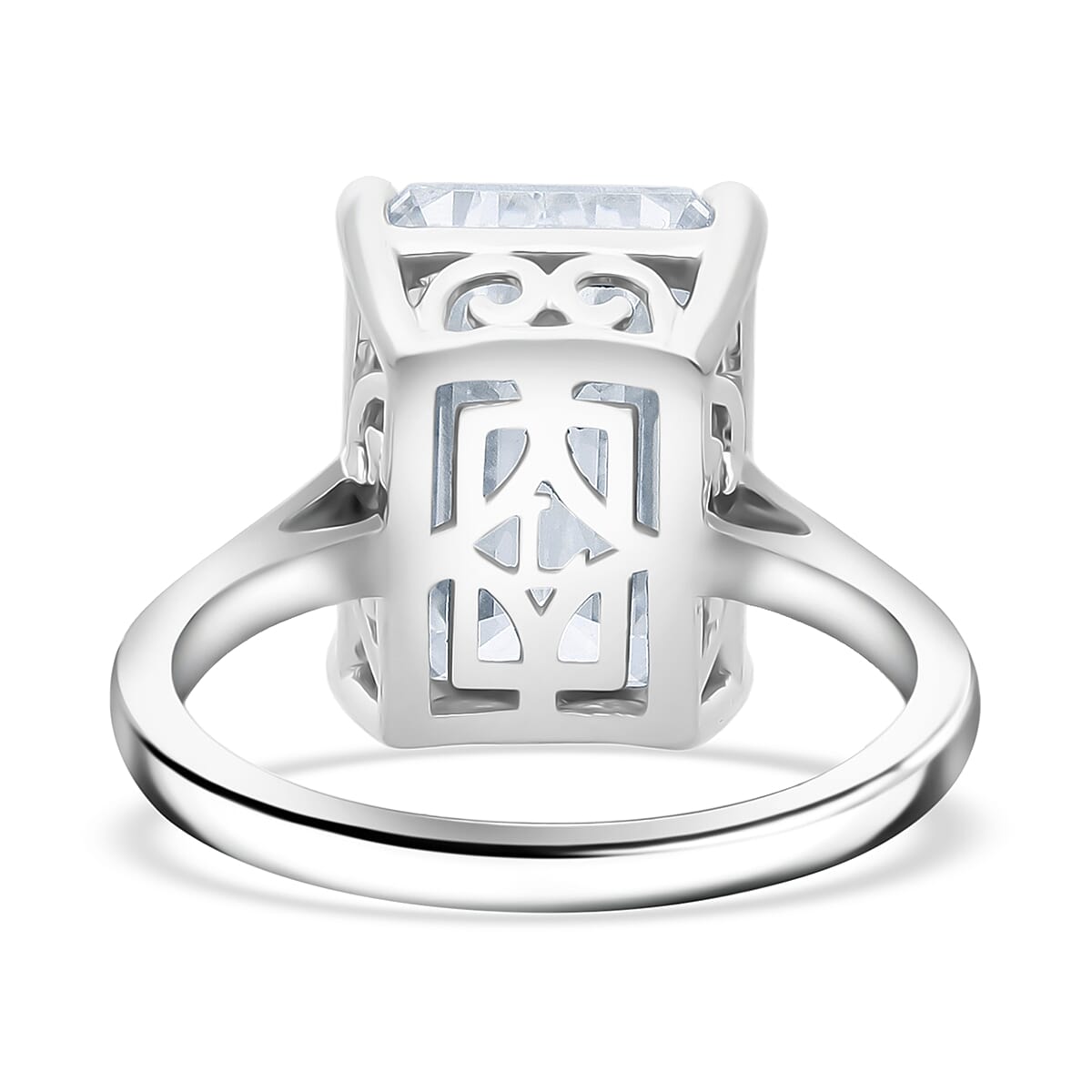 IGI Certified Luxuriant Lab Grown Diamond Ring in 950 Platinum 10.10 ctw (Size 7.0) image number 4