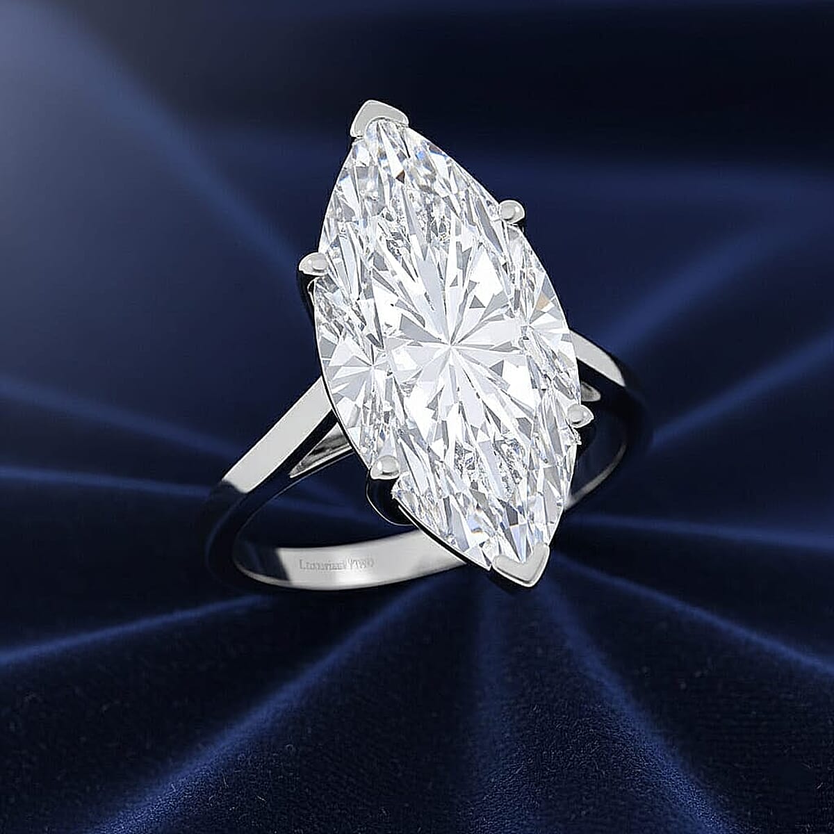 IGI Certified Luxuriant G, VS Lab Grown Diamond Ring in 950 Platinum 10.00 ctw (Size 6.0) image number 1
