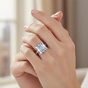 IGI Certified Luxuriant Lab Grown Diamond Ring in 950 Platinum 10.10 ctw (Size 6.0)