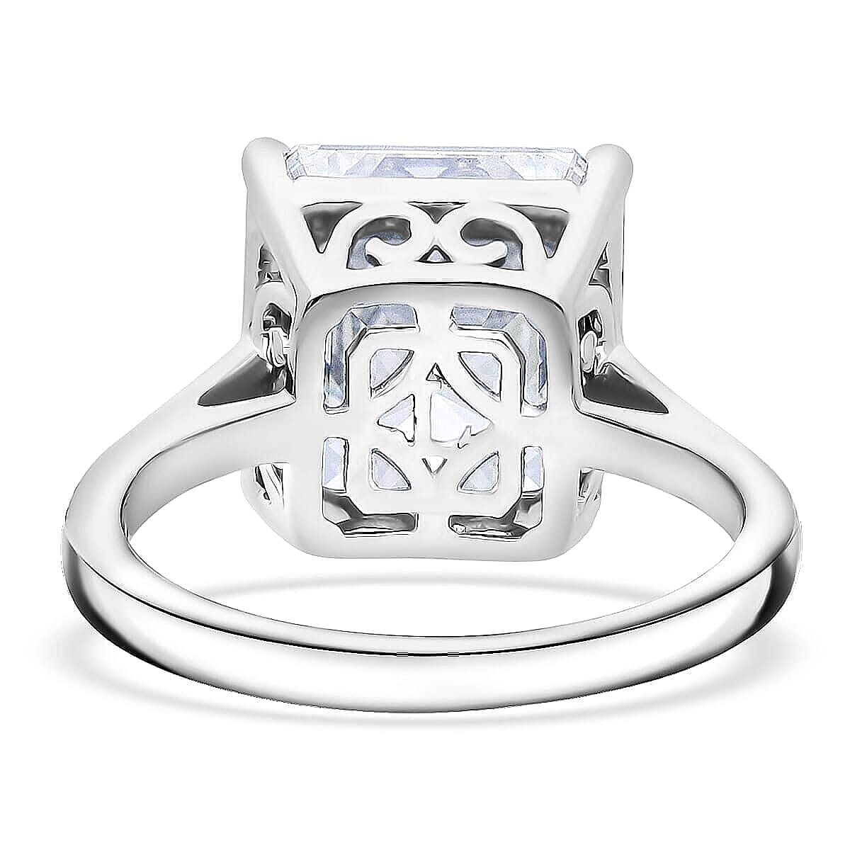 IGI Certified Luxuriant Lab Grown Diamond Ring in 950 Platinum 10.10 ctw (Size 6.0) image number 4