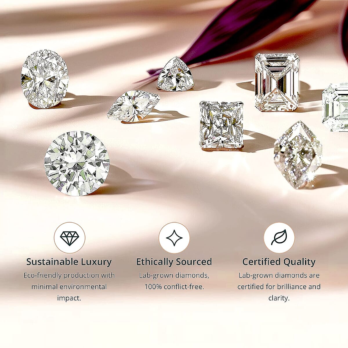 IGI Certified Luxuriant Lab Grown Diamond Ring in 950 Platinum 10.10 ctw (Size 6.0) image number 7