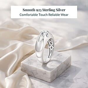 Luxuriant G, SI Lab Grown Diamond Men's Ring in Sterling Silver 1.20 ctw (Size 11.0)