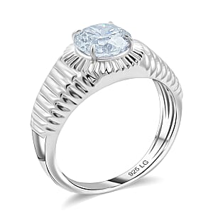 Luxuriant Lab Grown Diamond Men's Ring in Sterling Silver 2.00 ctw (Size 12.0)