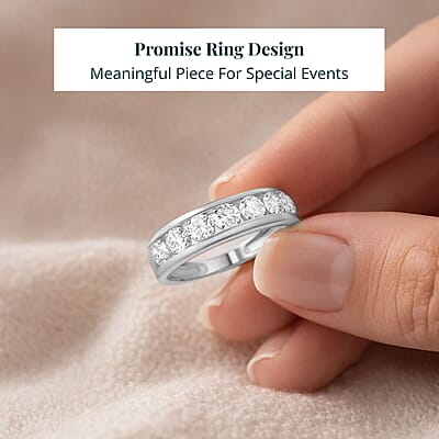 Luxuriant Lab Grown Diamond Men's Ring in Sterling Silver 2.00 ctw (Size 10.0)