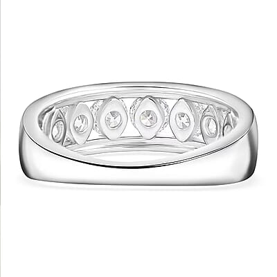 Luxuriant Lab Grown Diamond Men's Ring in Sterling Silver 2.00 ctw (Size 10.0)