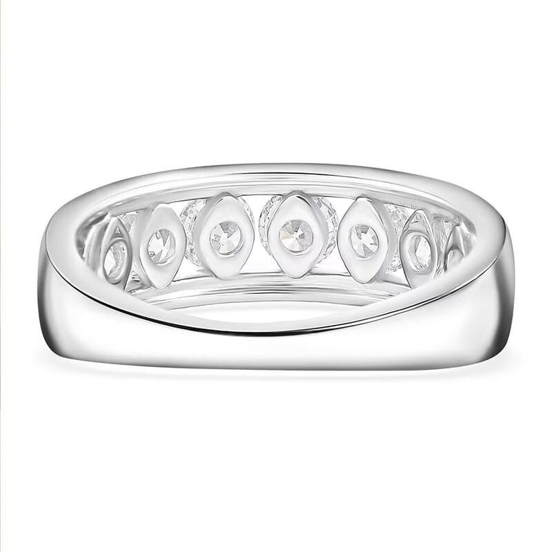 Luxuriant Lab Grown Diamond Men's Ring in Sterling Silver 2.00 ctw (Size 10.0)