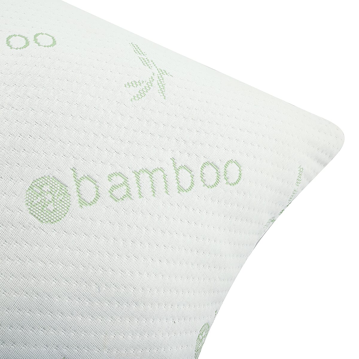 American Thread Collection Set of 2 Microfiber Bamboo Pillows image number 2