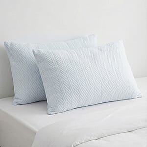 American Thread Collection Set of 2 Microfiber Cooling Pillows