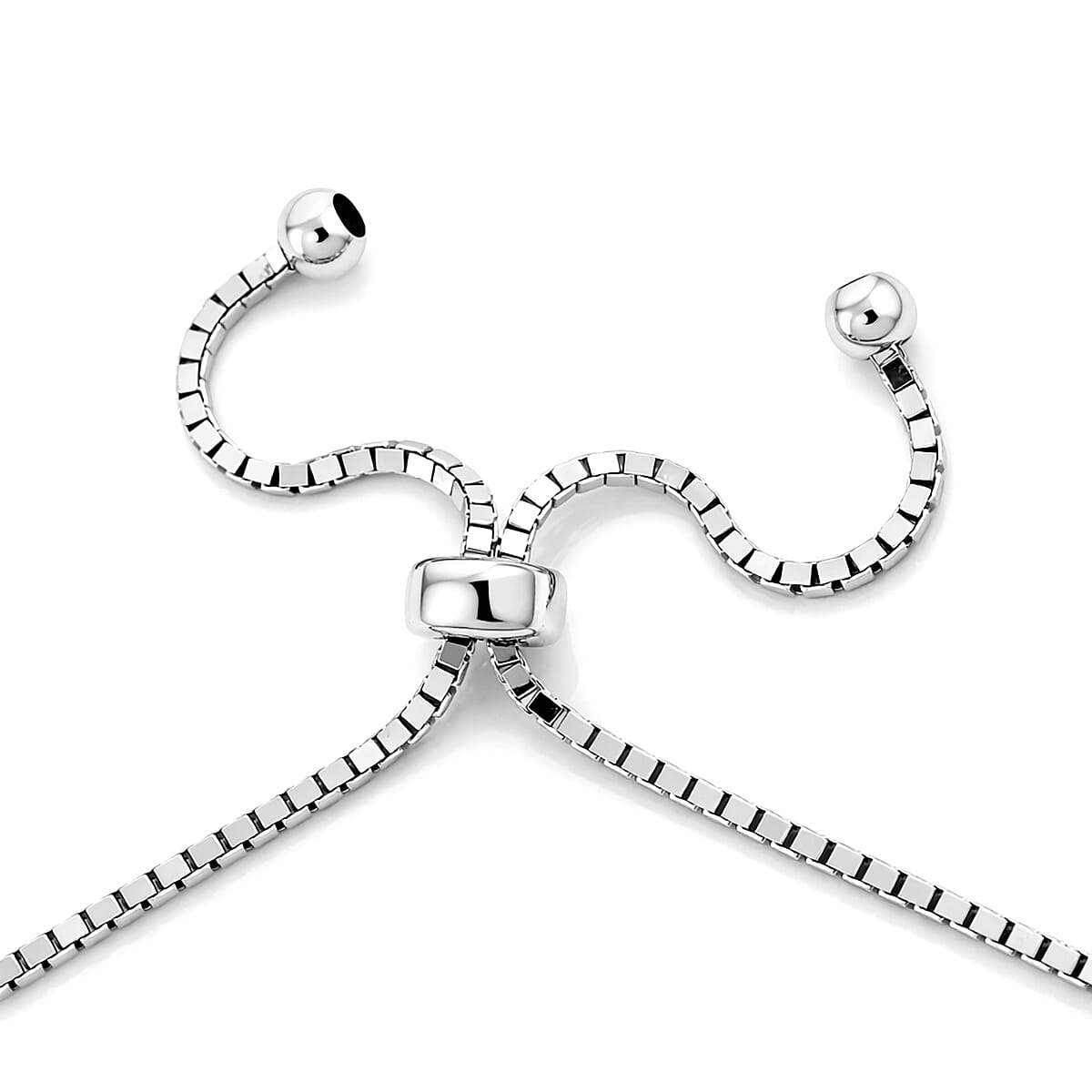 Blue Topaz 2.40 ctw Bracelet in Sterling Silver (7.00-9.00In) image number 3