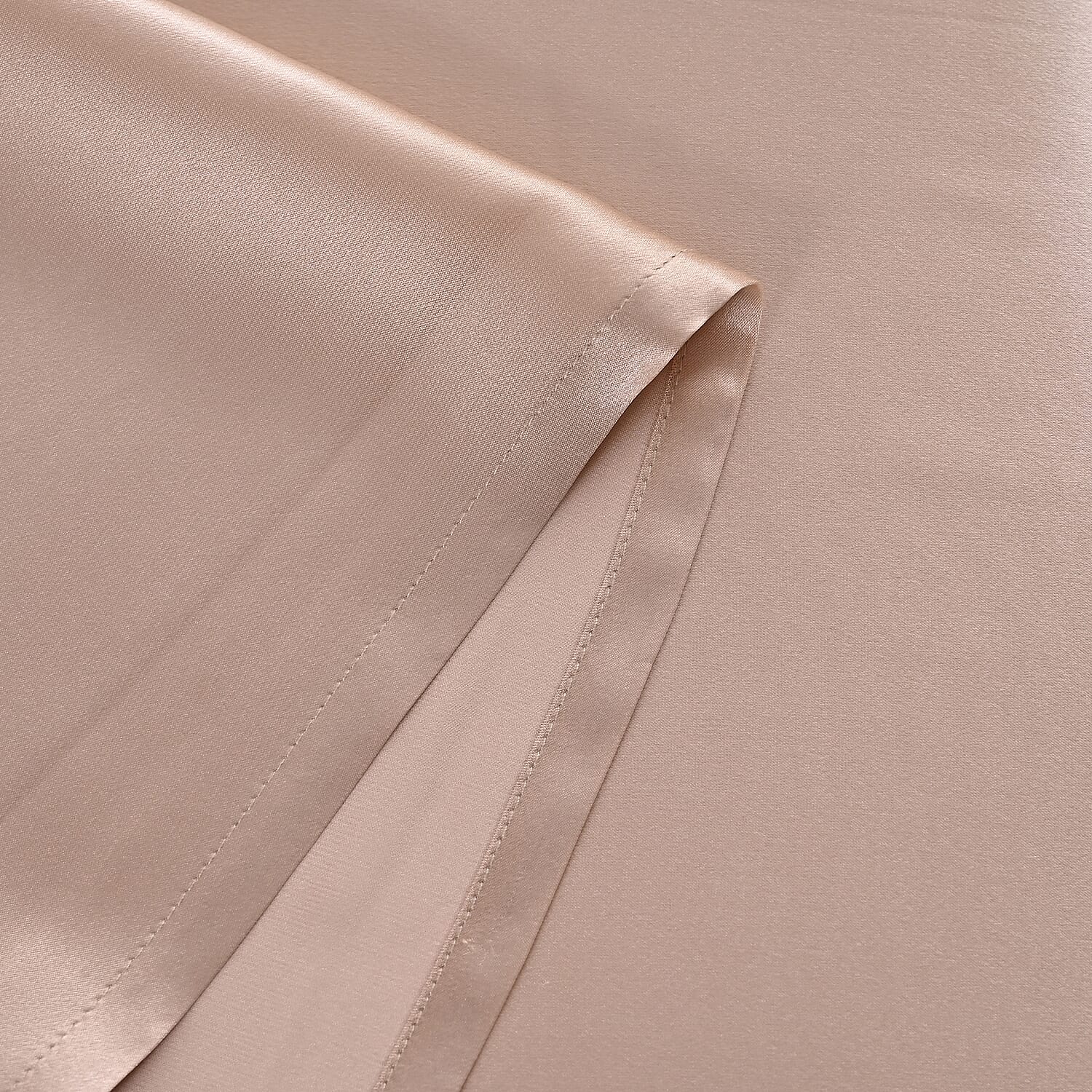 La Marey Signature Print Beige 100% Mulberry Silk 4pcs Sheet Set - Queen