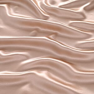 La Marey Signature Print Beige 100% Mulberry Silk Duvet Cover with Mop Button Packing - Queen