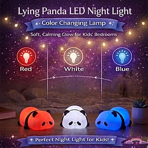 Livmore Sleepy Panda RGB LED Light (3xAAA Not Included)