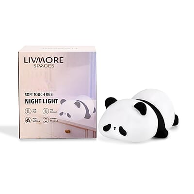 Livmore Sleepy Panda RGB LED Light (3xAAA Not Included)