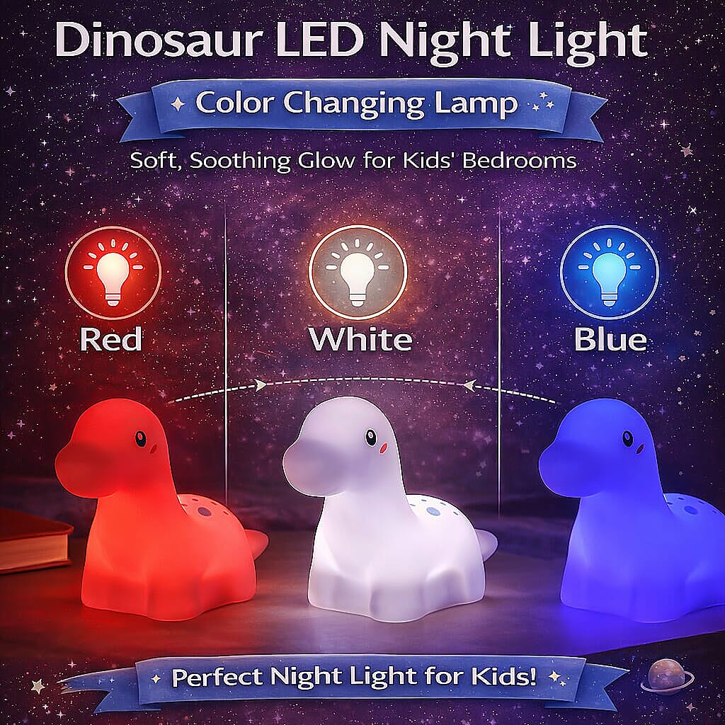 Livmore Dinosaur RGB LED Light (3xAAA Not Included)