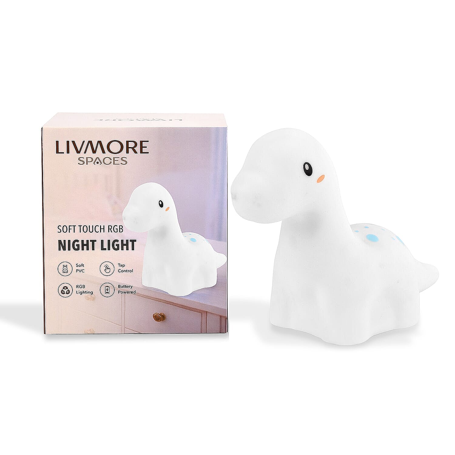 Livmore Dinosaur RGB LED Light (3xAAA Not Included)