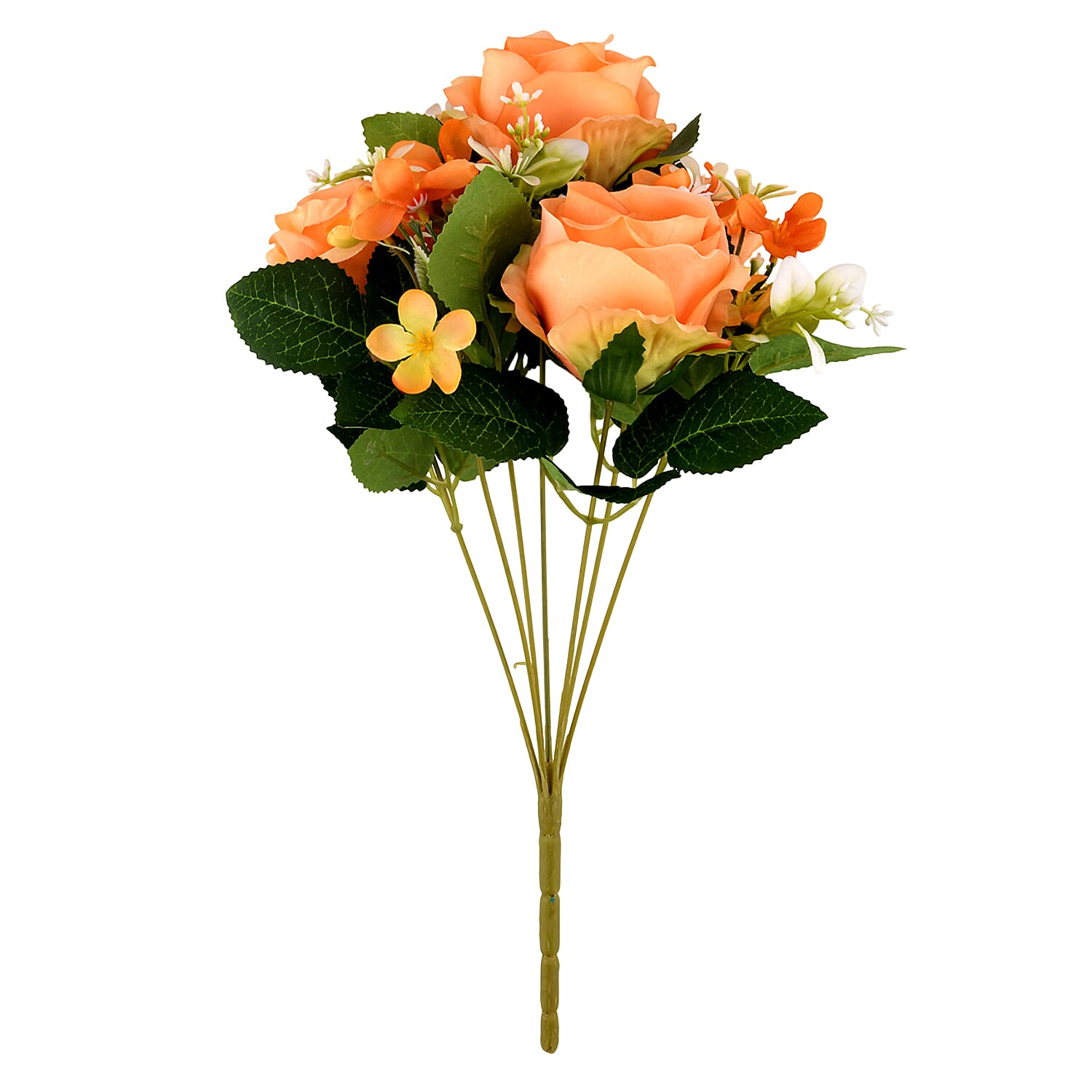 Livmore Orange Botanical Stem Decor Piece Artificial Flower