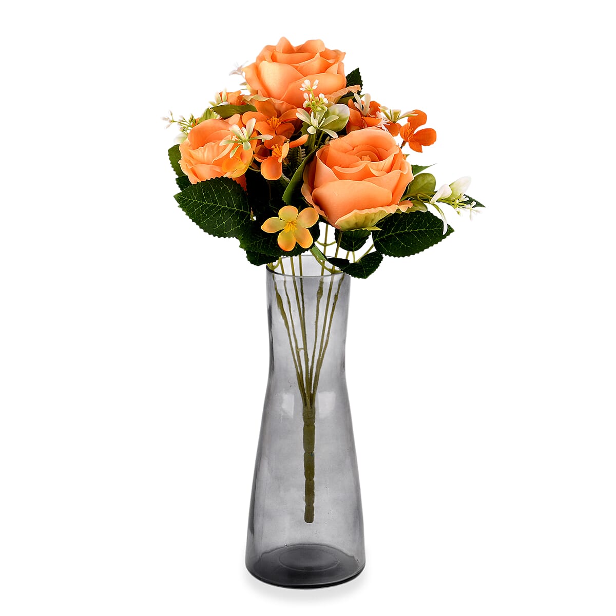 Livmore Orange Botanical Stem Decor Piece Artificial Flower image number 2