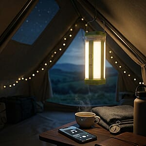 Livmore Green LED Solar and USB Rechargeable Torch