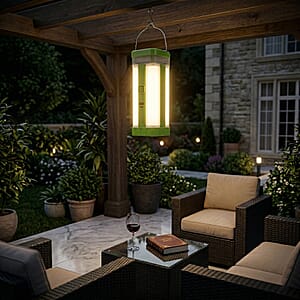 Livmore Green LED Solar and USB Rechargeable Torch