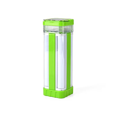 Livmore Green LED Solar and USB Rechargeable Torch