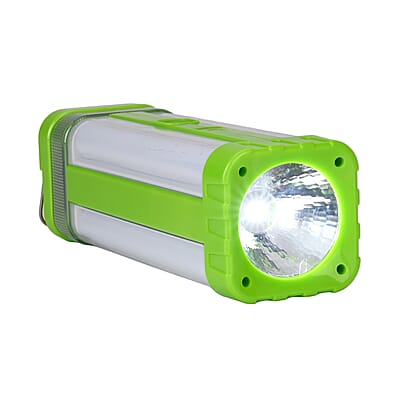Livmore Green LED Solar and USB Rechargeable Torch
