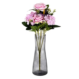 Livmore Pink Dual Size Bloom Stem D&eacute;cor Artificial Flower