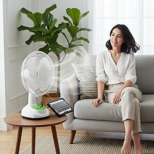 Desktop Fan Speed Adjustment with 2 LED Bulb