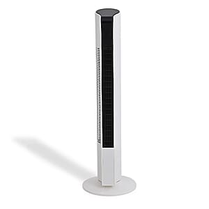 Livmore White Tower Fan (110V, 45W, 3 Speed Settings)