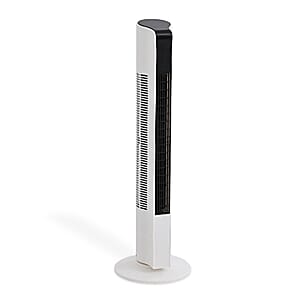 Livmore White Tower Fan (110V, 45W, 3 Speed Settings)