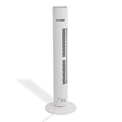 Livmore White Tower Fan (110V, 45W, 3 Speed Settings)