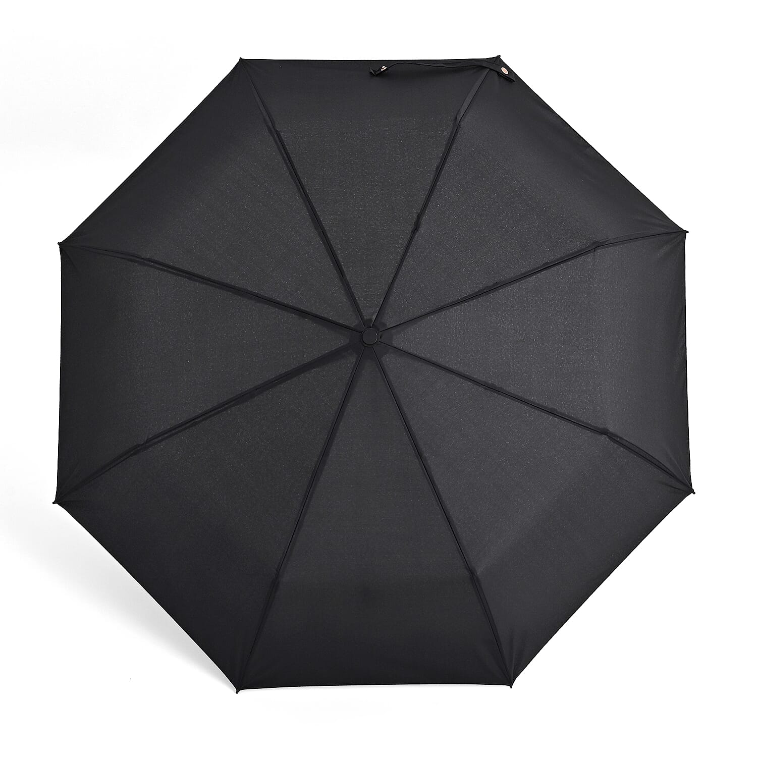 Livmore Black Three-Fold Umbrella