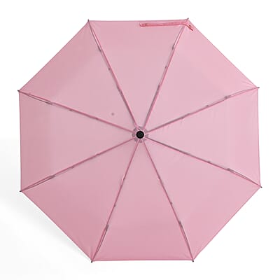 Livmore Pink Three-Fold Umbrella