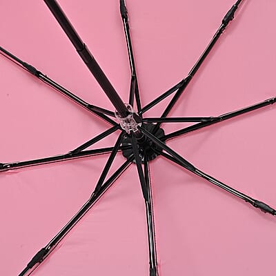 Livmore Pink Three-Fold Umbrella
