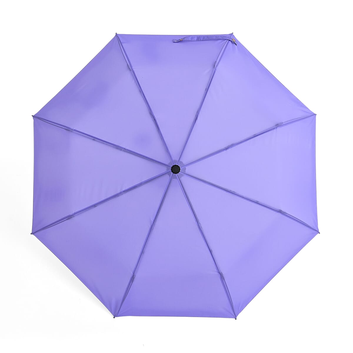 Livmore Light Purple Three-Fold Umbrella image number 4