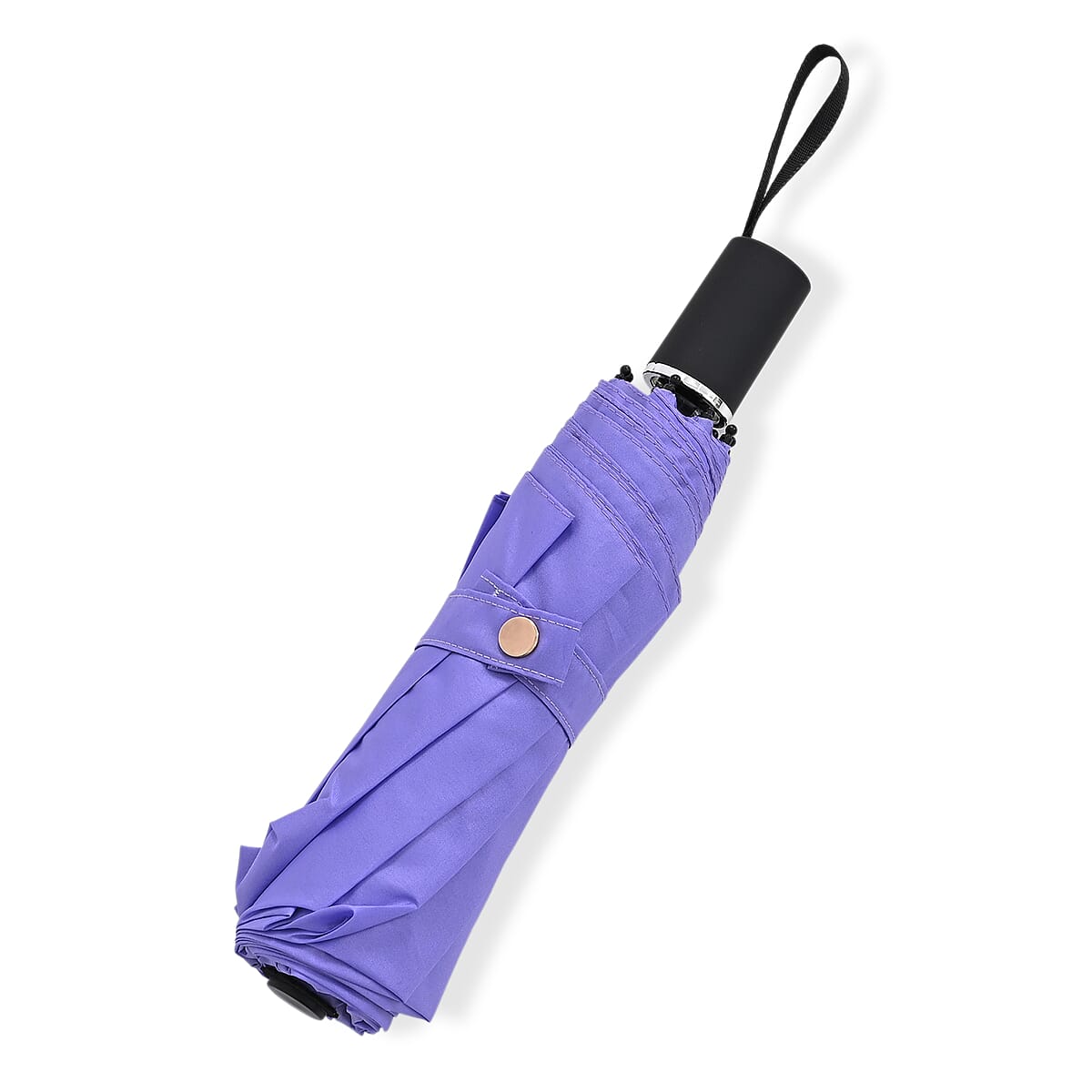 Livmore Light Purple Three-Fold Umbrella image number 5