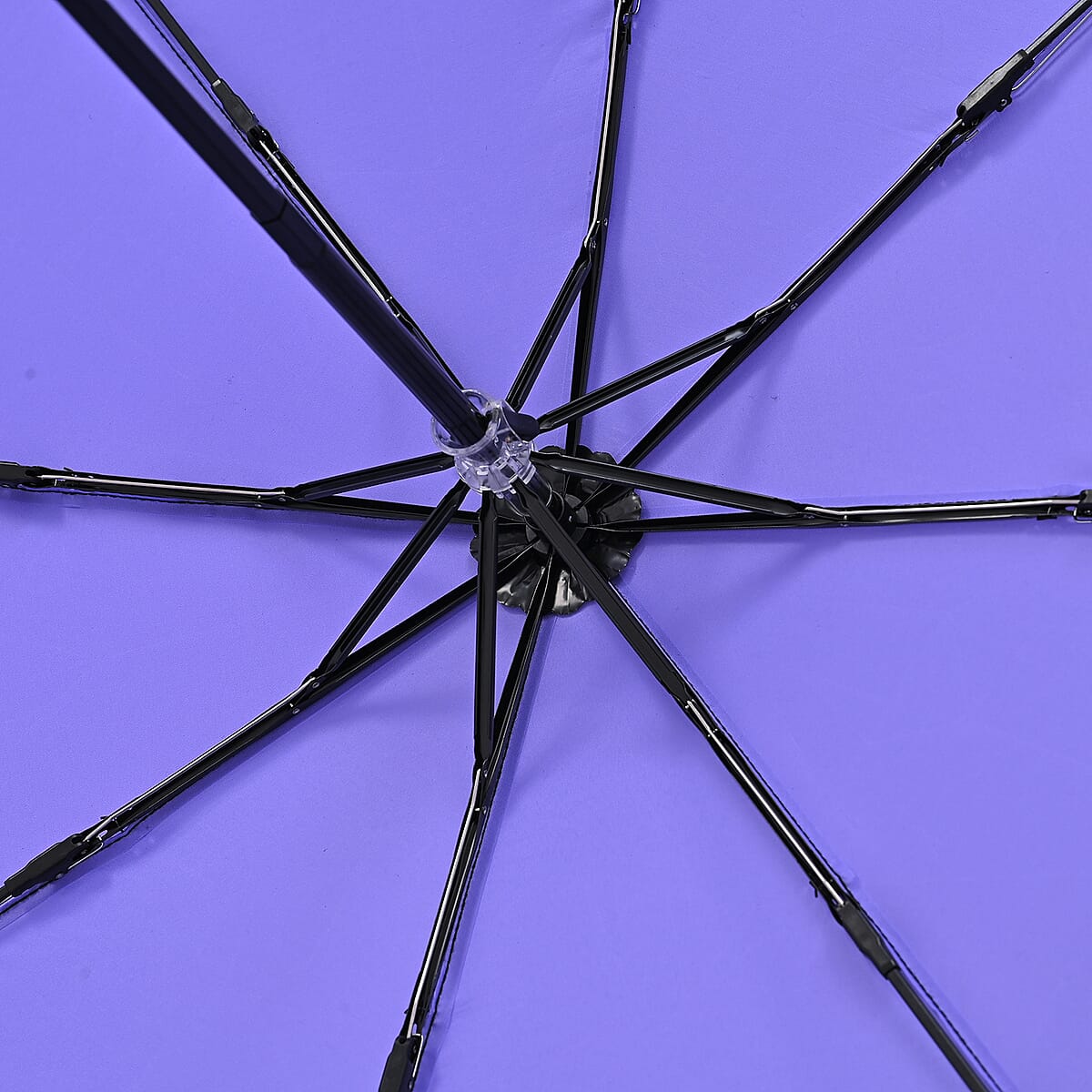 Livmore Light Purple Three-Fold Umbrella image number 7