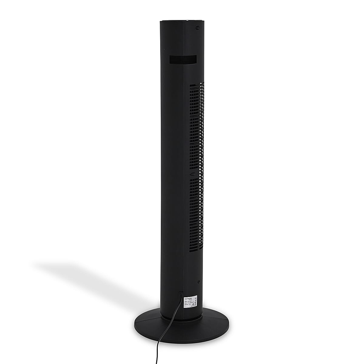 Livmore Black Tower Fan (110V, 45W, 3 Speed Settings) image number 4