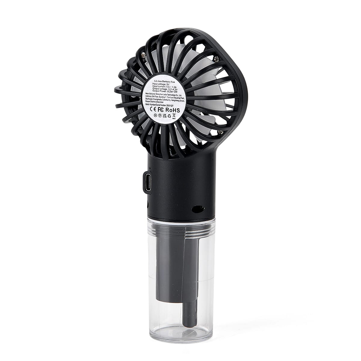 Black Handheld Spray Fan image number 7