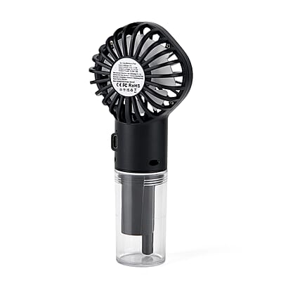 Black Handheld Spray Fan