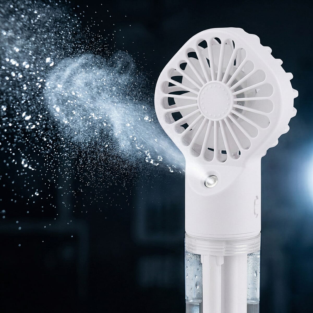 White Handheld Spray Fan image number 1