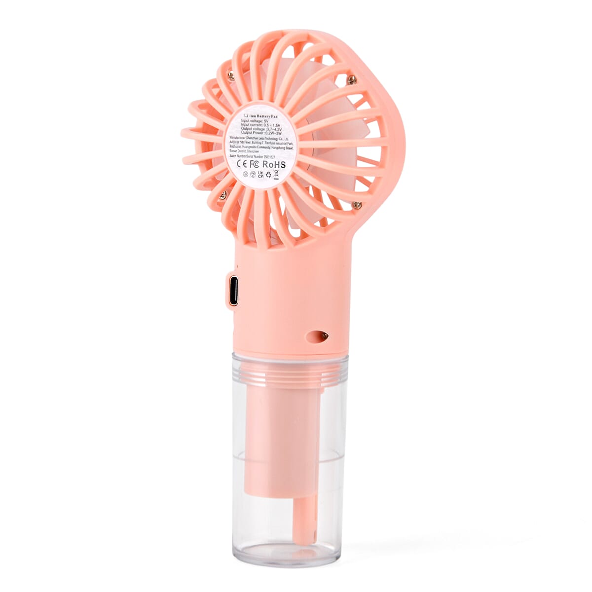 Pink Handheld Spray Fan image number 7