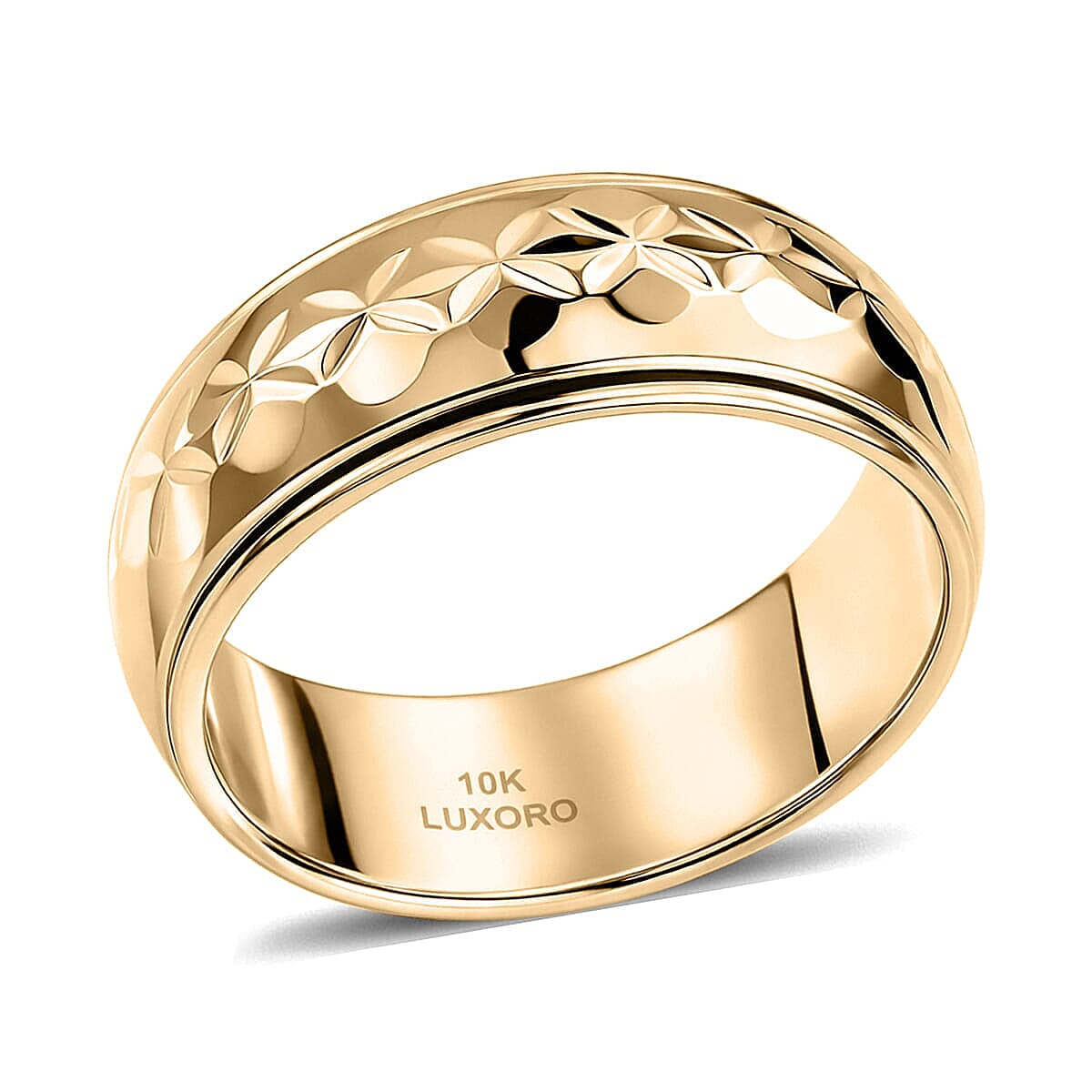 Spinner Ring in 10K Yellow Gold (Size 10.0) 2.60 Grams