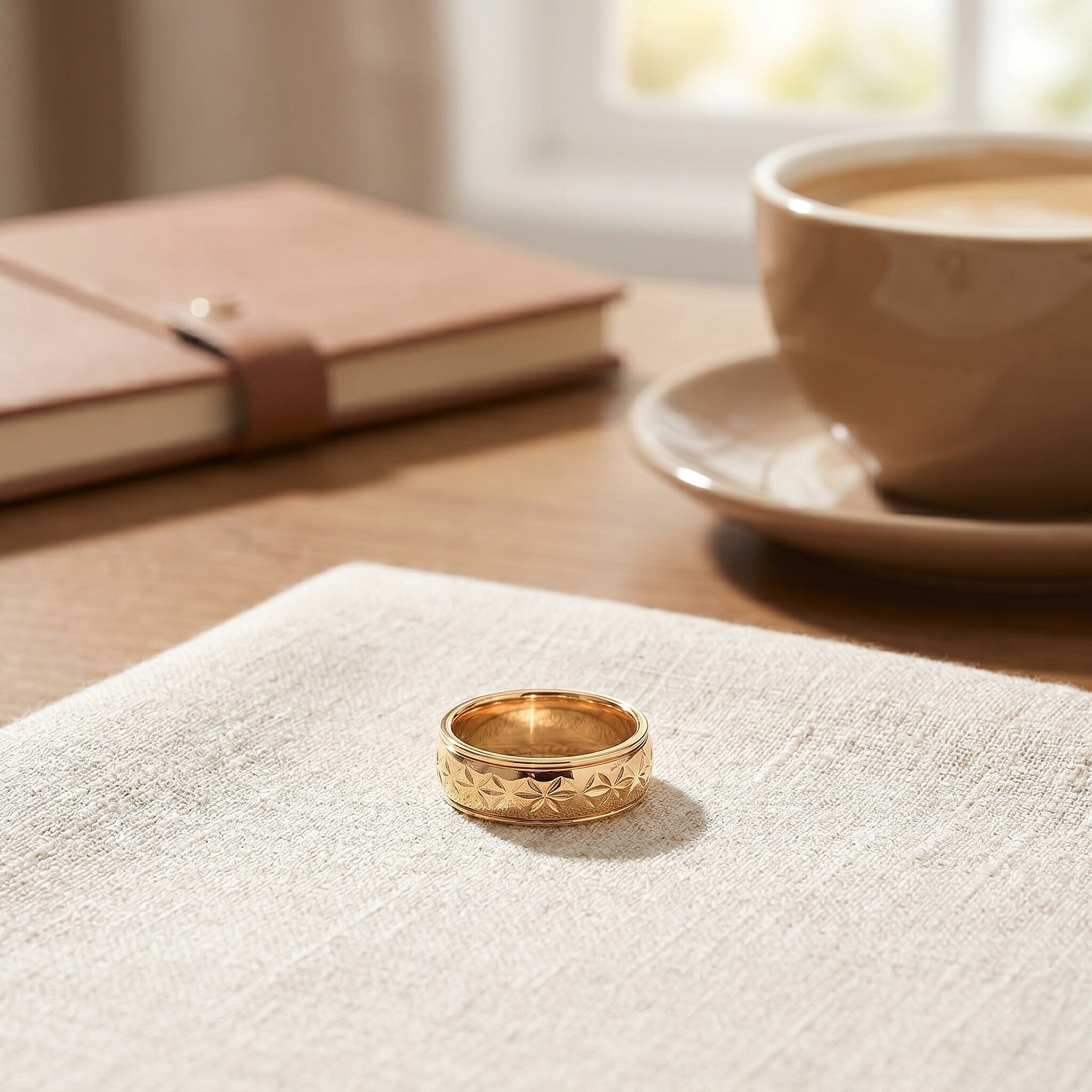 Spinner Ring in 10K Yellow Gold (Size 10.0) 2.60 Grams