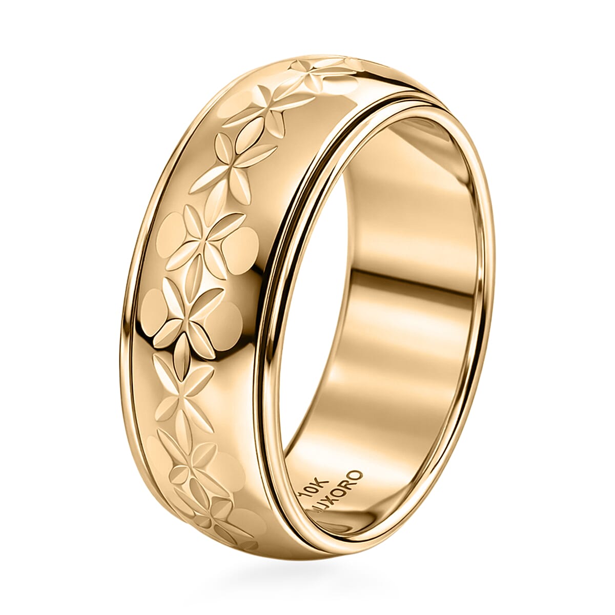 Spinner Ring in 10K Yellow Gold (Size 10.0) 2.60 Grams image number 3
